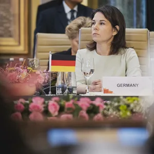 Annalena Baerbock beim Treffen der G20-Außenminister