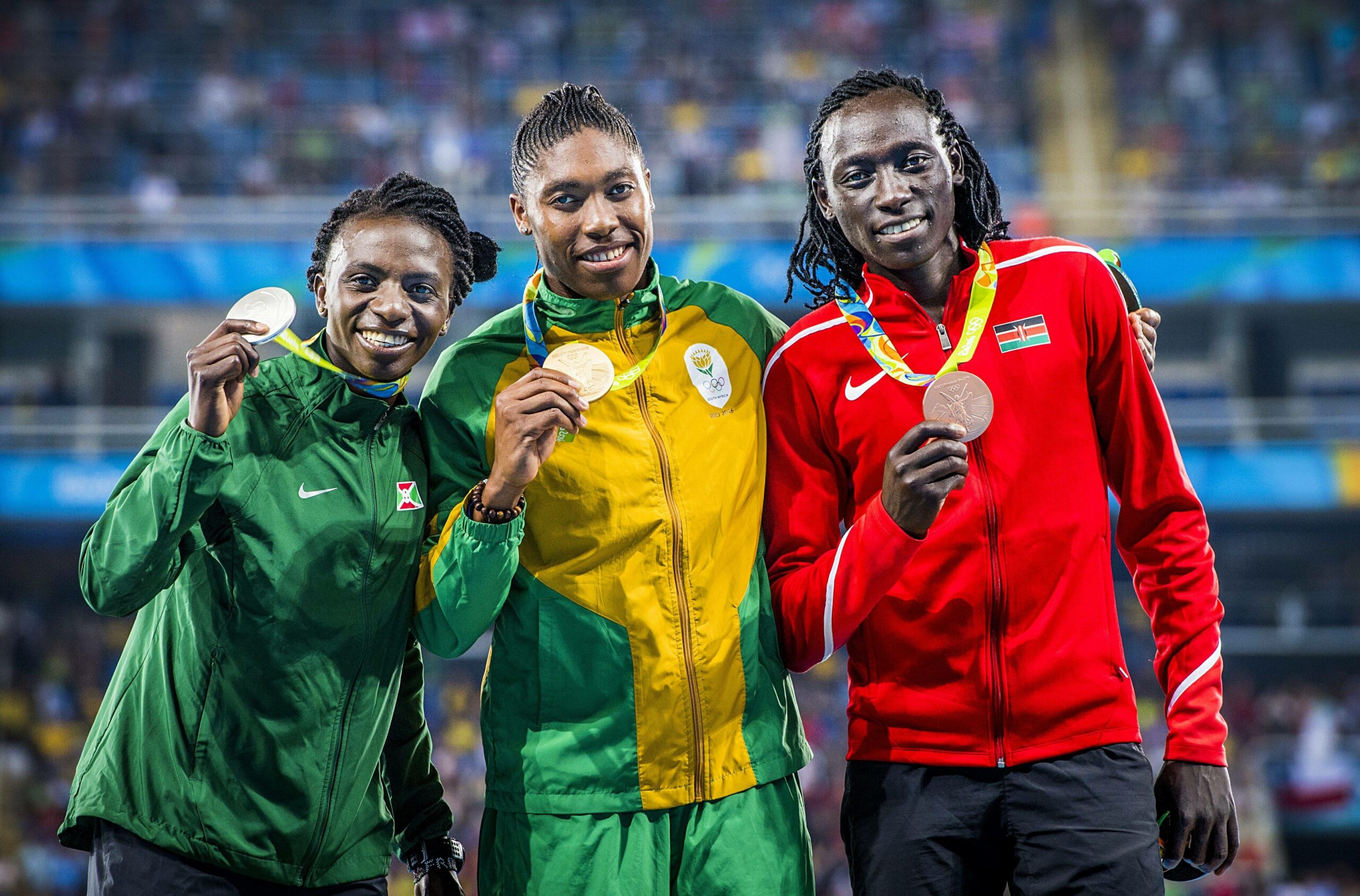 Caster Semenya nach ihrem Olympiasieg über 800 Meter
