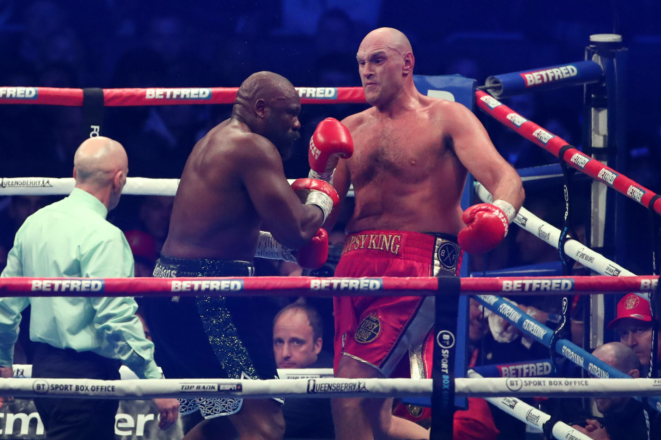 Boxkampf zwischen Tyson Fury und Derek Chisora