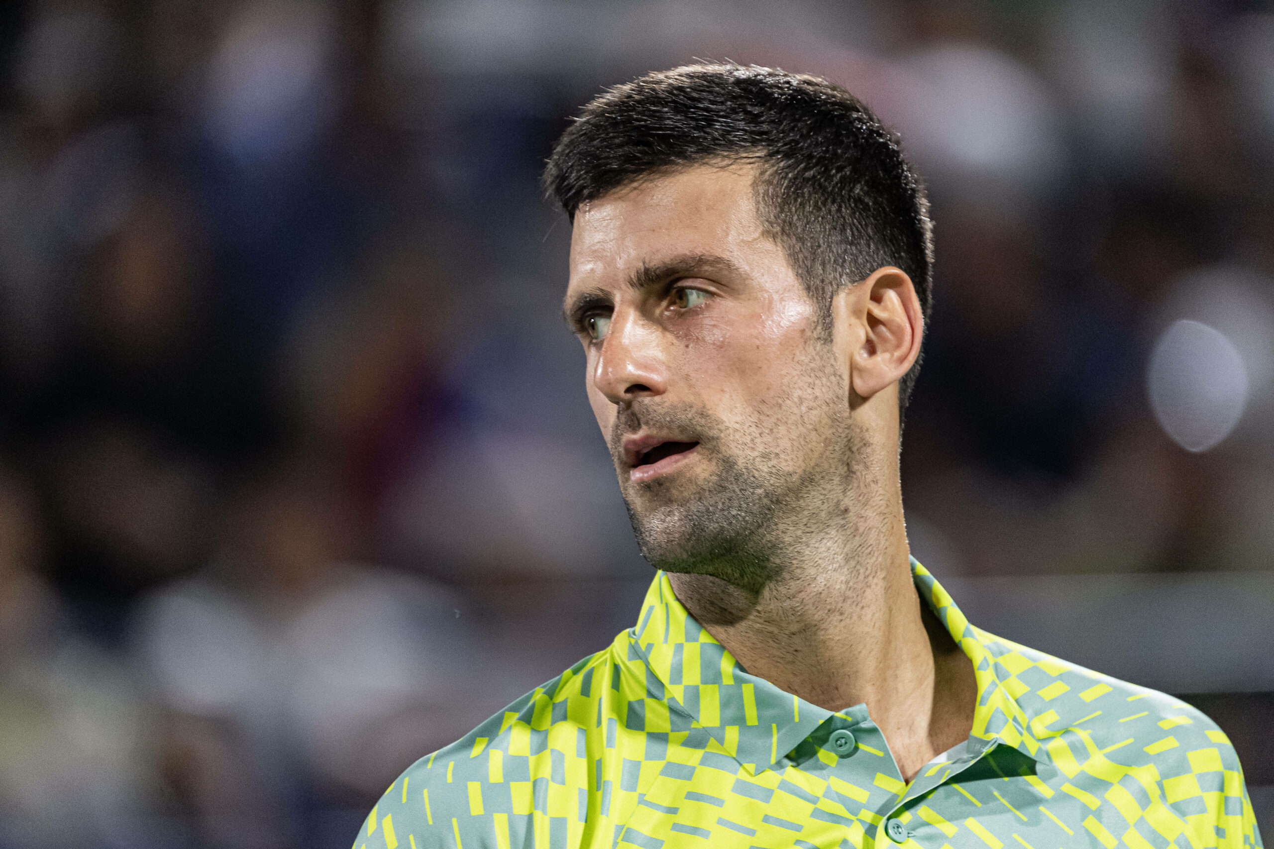 Novak Djokovic schaut nachdenklich