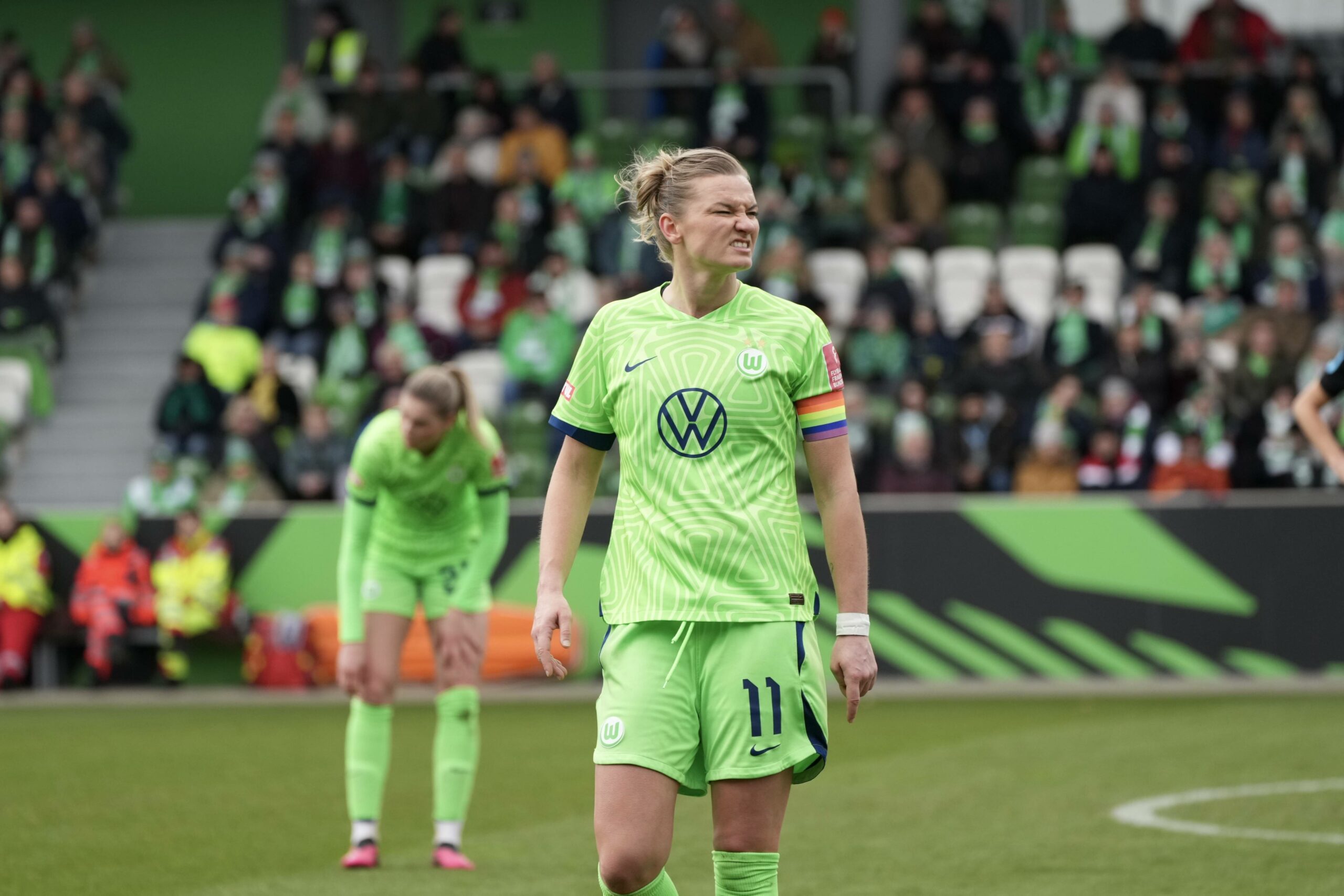Alexandra Popp nach dem Spiel gegen Hoffenheim