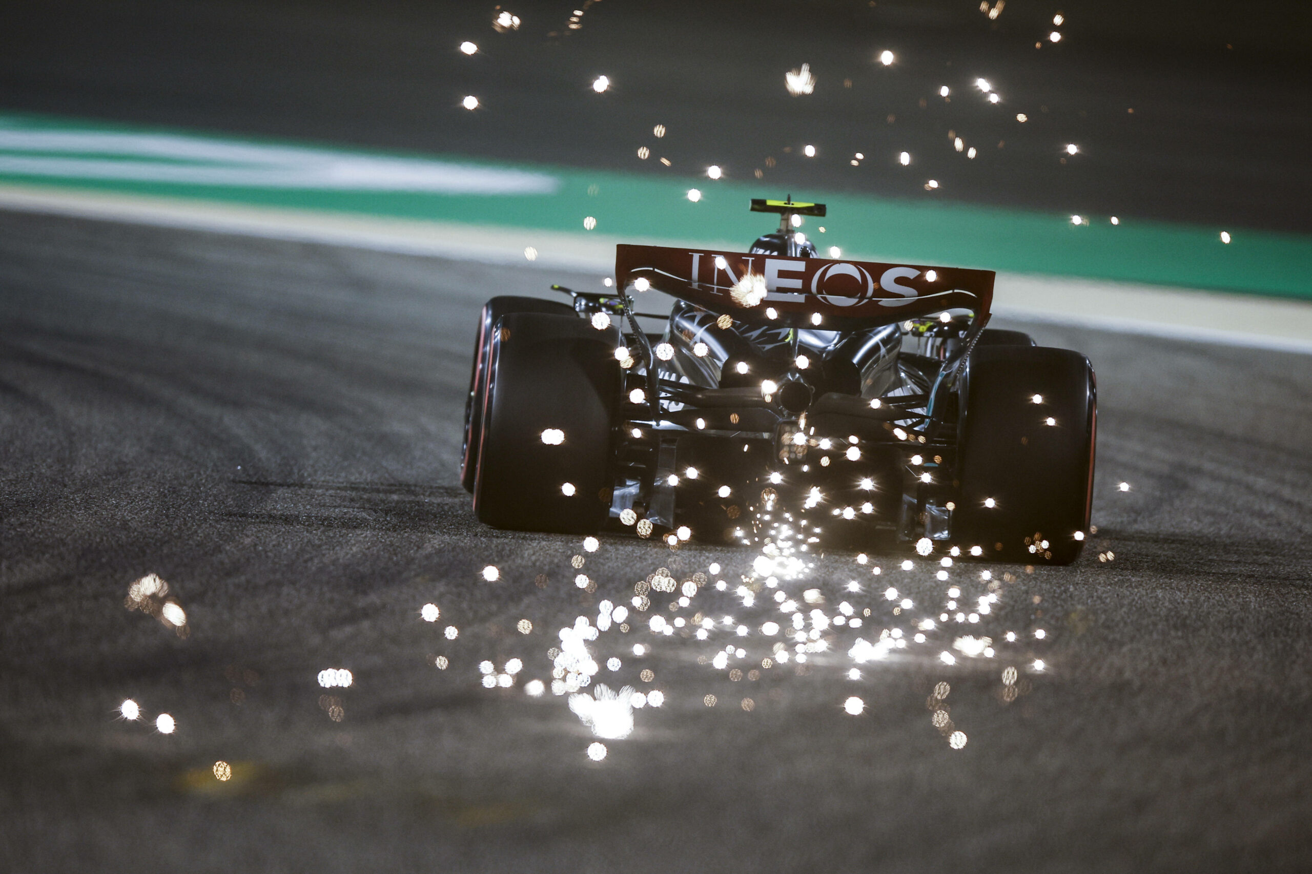 Mercedes von Lewis Hamilton in Bahrain (Qualifying).