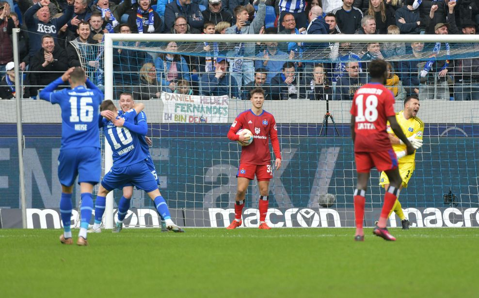 Karlsruhe jubelt gegen HSV