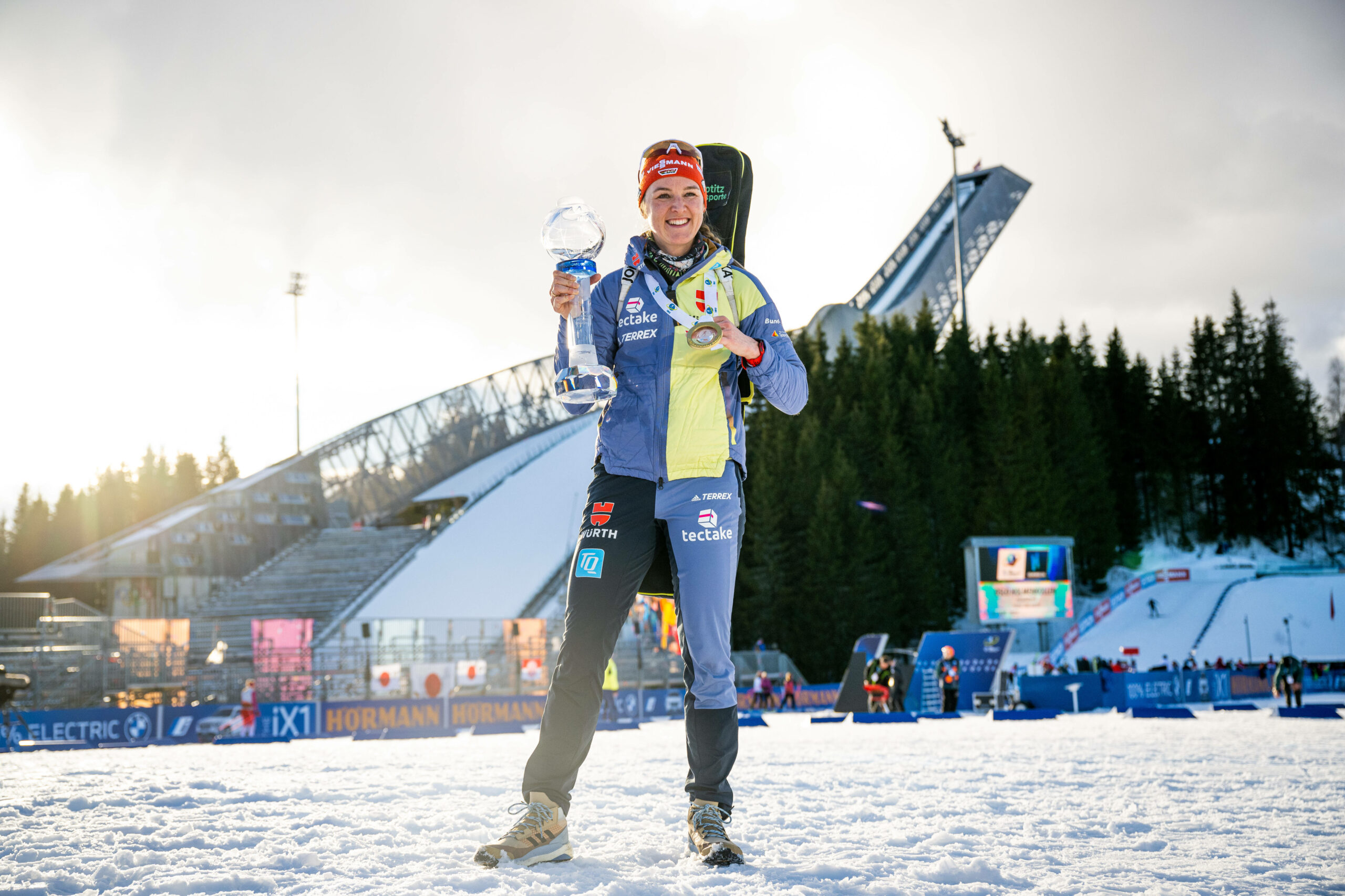Denise Herrmann-Wick krönte ihr Karriereende mit dem Gewinn des Sprintweltcups.