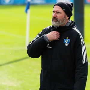 Tim Walter beim HSV-Training