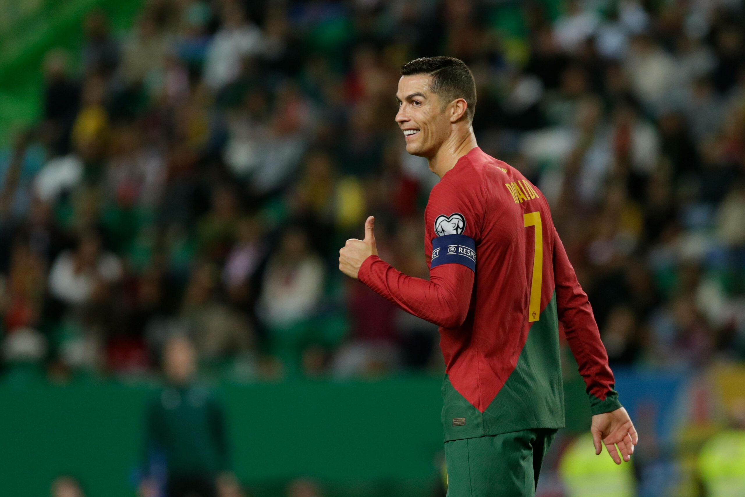 Christiano Ronaldo beim Portugal-Länderspiel..