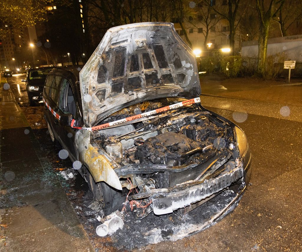 Das Auto von Kalle Haverland brannte in der Nacht zu Freitag aus.