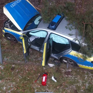 Unfall Polizei A23