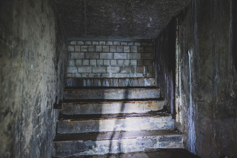 Der alte Eingang in den Bunker ist zugemauert.
