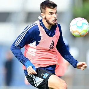 Mario Vuskovic im HSV-Training