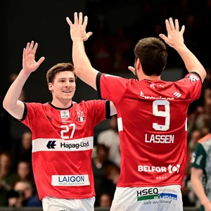 Thies Bergemann und Jacob Lassen jubeln