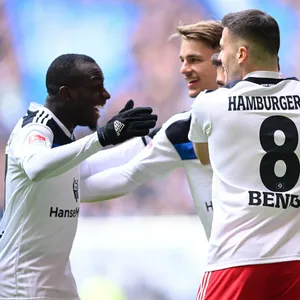 HSV-Jubel gegen Nürnberg