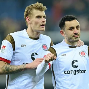 Eric Smith und Manolis Saliakas jubeln