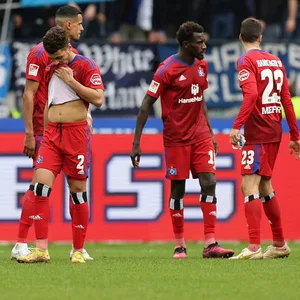 Frust pur bei den HSV-Profis in Karlsruhe