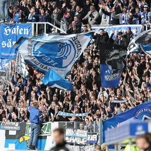 HSV-Fans in Karslruhe