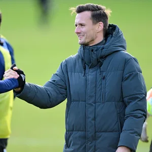 Claus Costa im HSV-Training