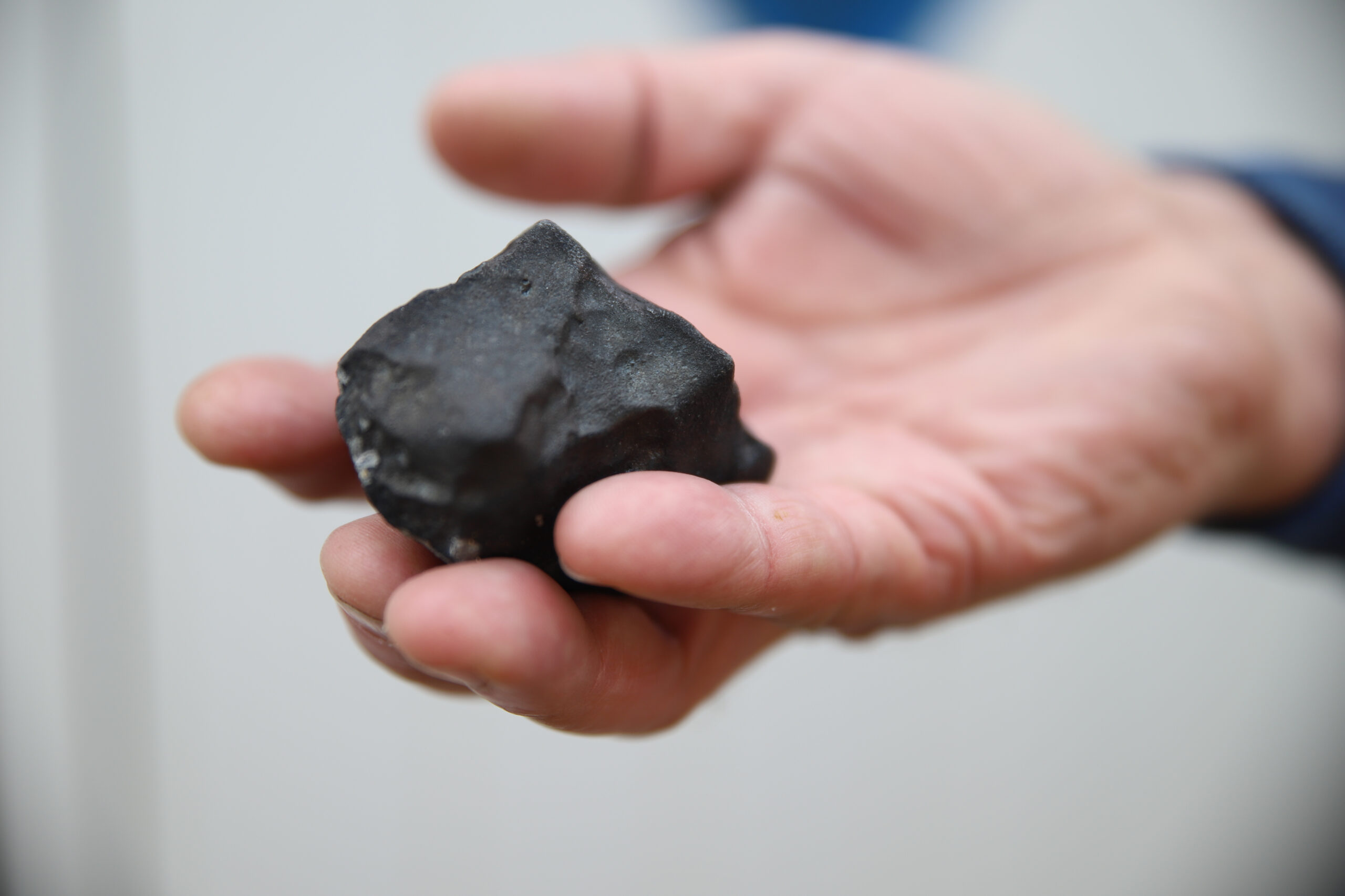 Dieser Meteorit schlug in Elmshorn ein.