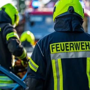 Feuerwehrleute löschten den Brand in Cloppenburg (Symbolfoto).