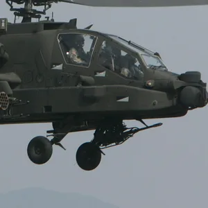Ein Helikopter des Typs AH-64 Apache vom US-Militär.