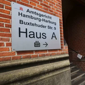 Außenansicht des Amtsgerichts Hamburg-Harburg.