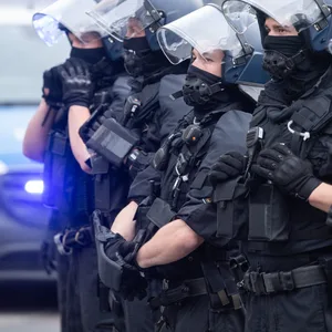 Polizei im Einsatz (Symbolbild), diesmal bei einem Konzert in Bad Kleinen.