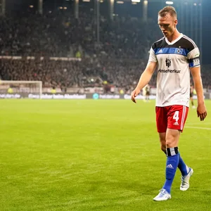 HSV-Kapitän Sebastian Schonlau am Millerntor