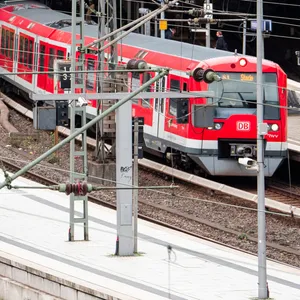 Gleise beim Hamburger Hauptbahnhof