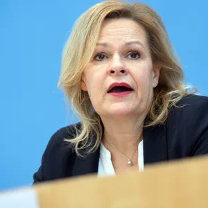 Bundesinnenministerin Nancy Faeser (SPD)