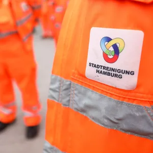 Mitarbeiter der Stadtreinigung Hamburg