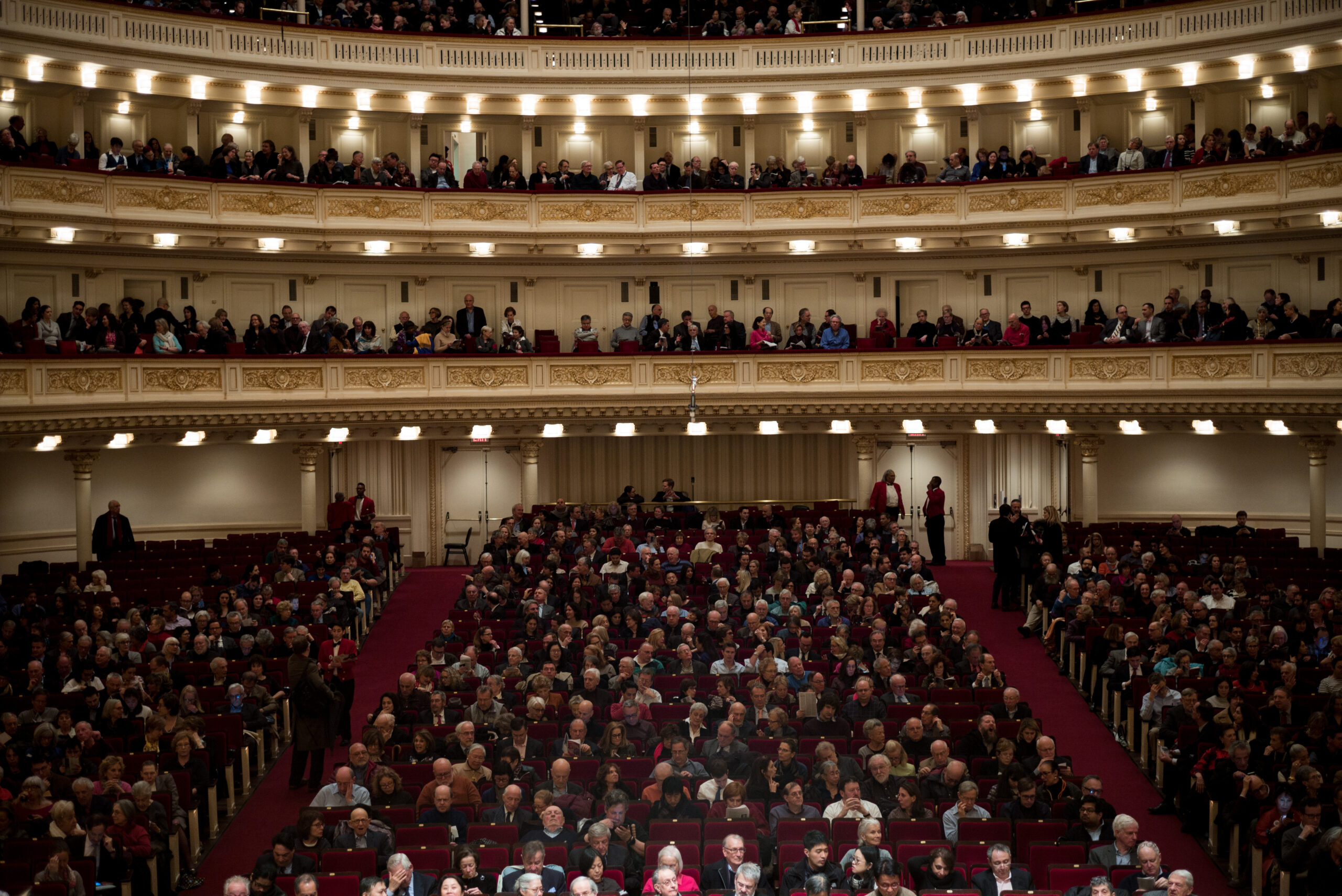 Carnegie Hall mit Publikum