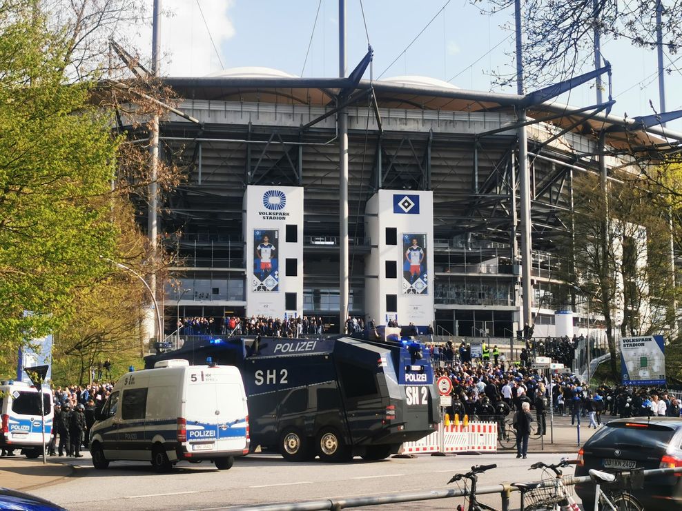 Volksparkstadion ist offen.