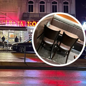 Der Dönergrill von außen