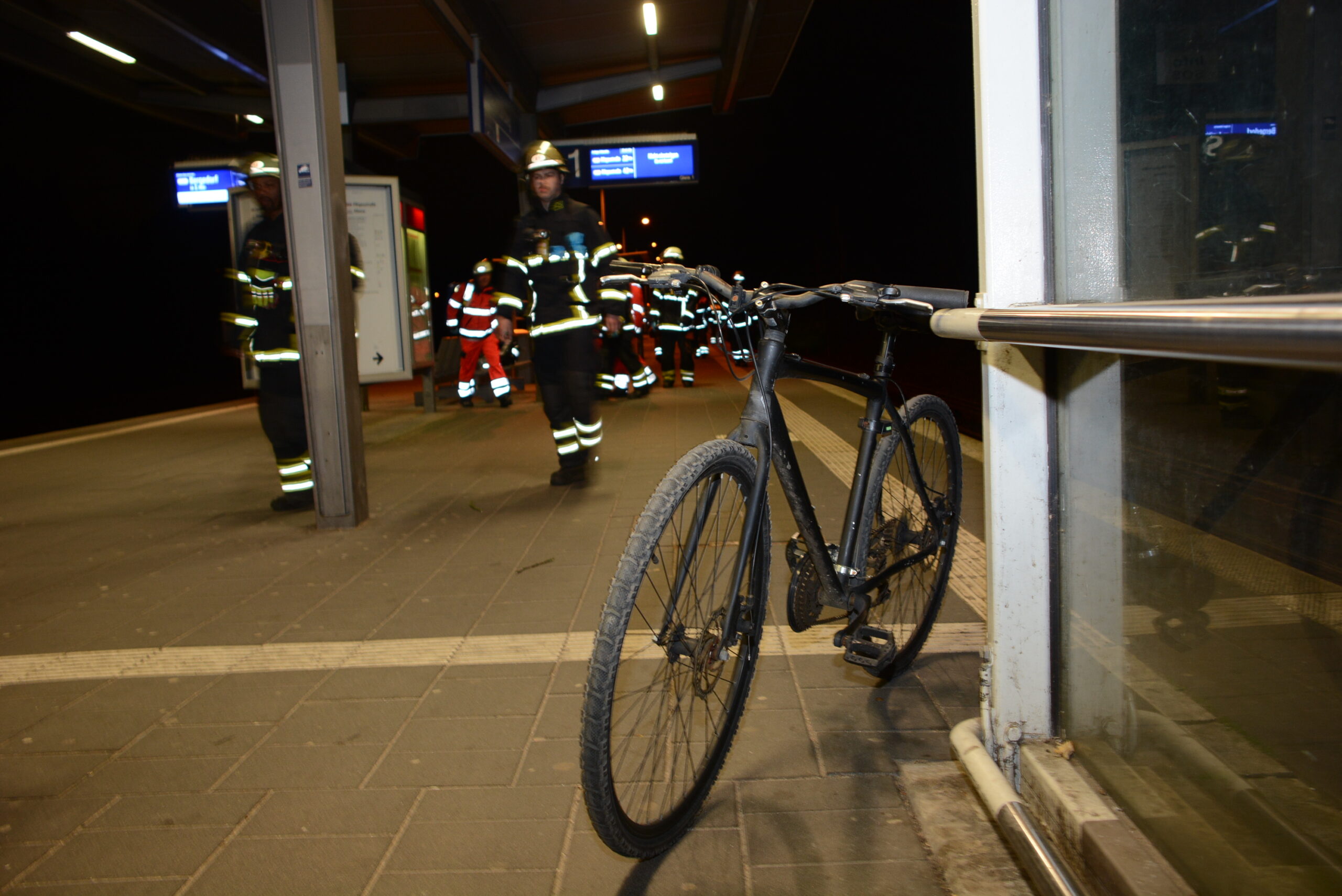 Umgewehtes Fahrrad sorgt für Großeinsatz der Feuerwehr