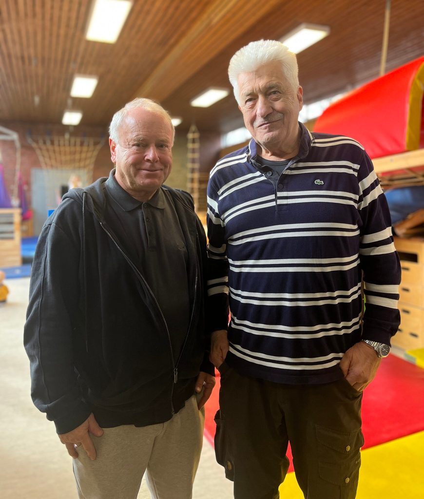 Ulrich Gomolzig und Claus Niemann setzen sich für die Kinder in Wilhelmsburg ein.
