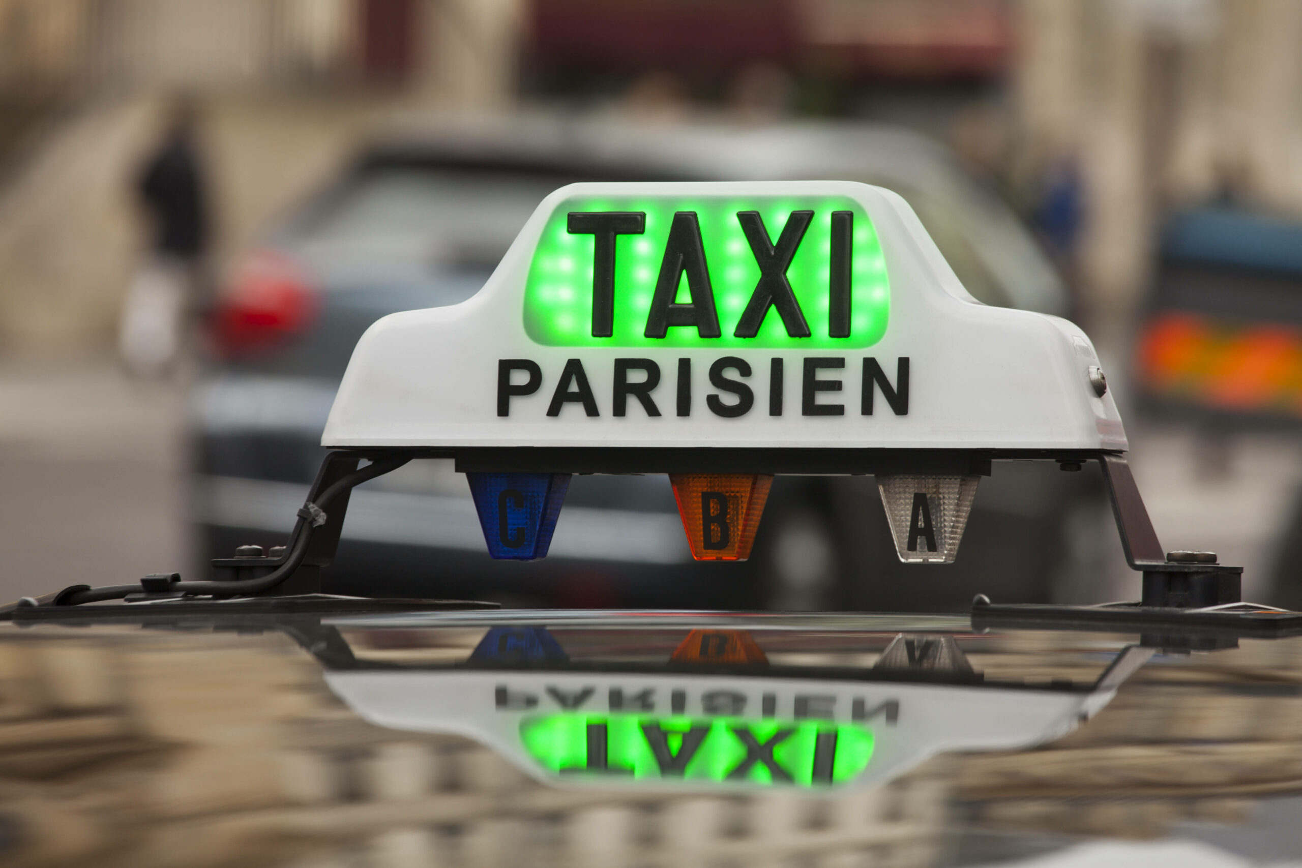 Taxi in Paris (Symbolbild)
