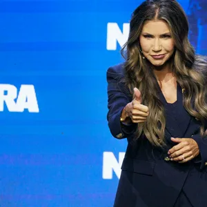 Kristi Noem, Gouverneurin von South Dakota, sprach auf einer Veranstaltung der Waffenlobby NRA.