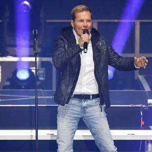 Dieter Bohlen live bei einem Konzert seiner Live 2023 - Das größte Comeback aller Zeiten -Tour in der Max-Schmeling-Halle. Berlin, 16.04.2023