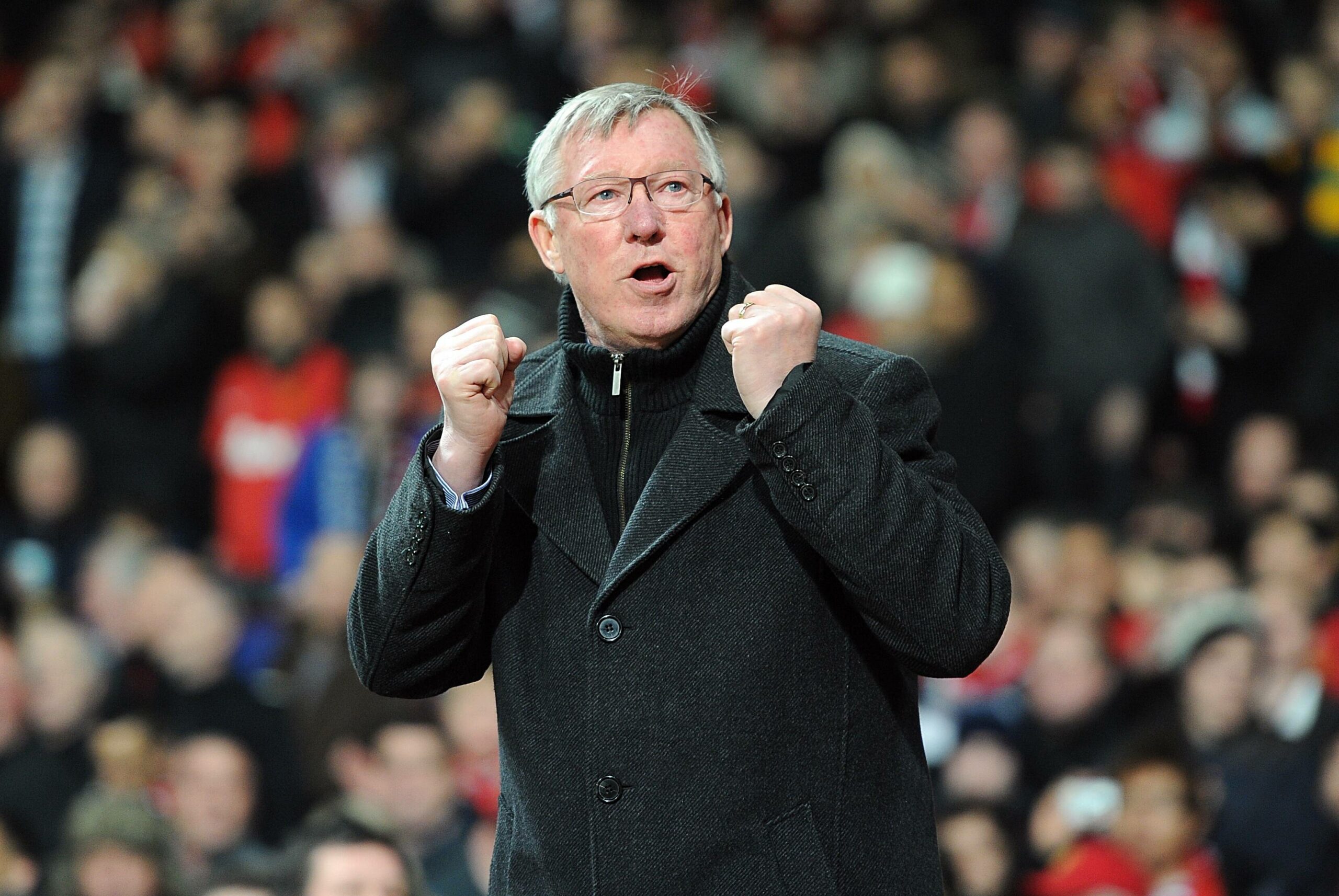 Sir Alex Ferguson ist Trainer-Legende bei Manchester United (Foto von 2013).