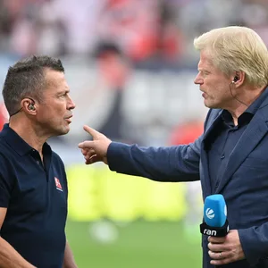 Lothar Matthäus und Oliver Kahn