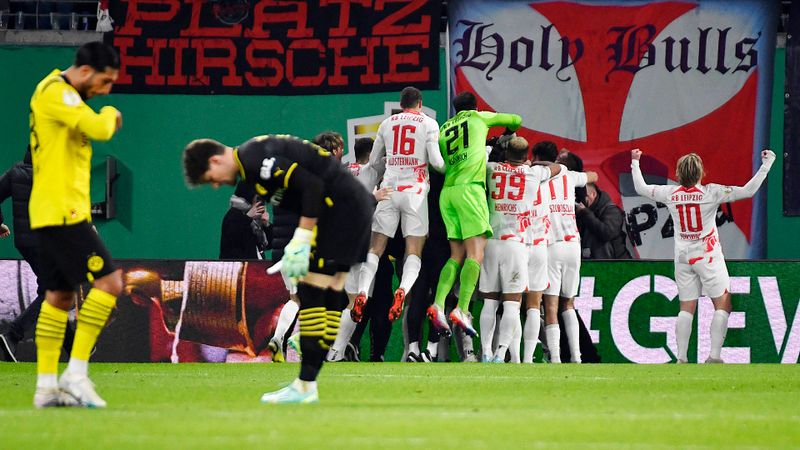 Die RB-Spieler jubeln