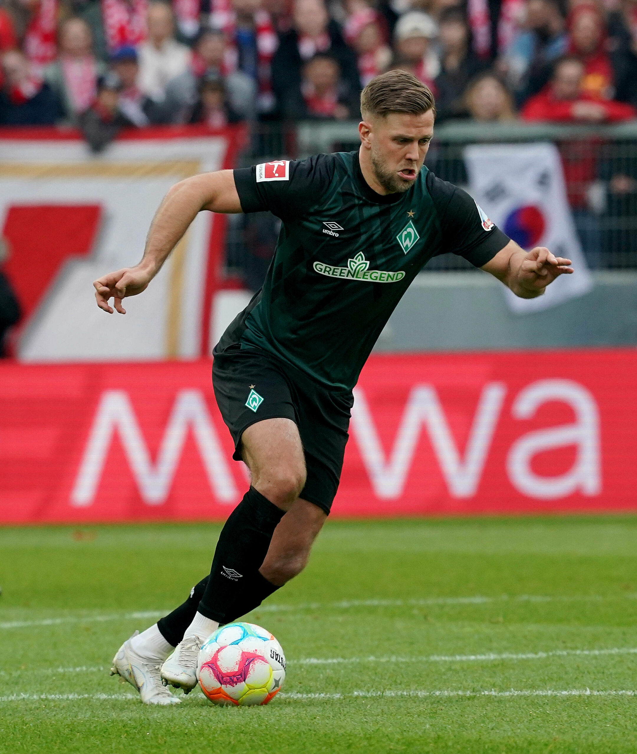 Niclas Füllkrug im Spiel des SV Werder Bremen gegen Mainz 05