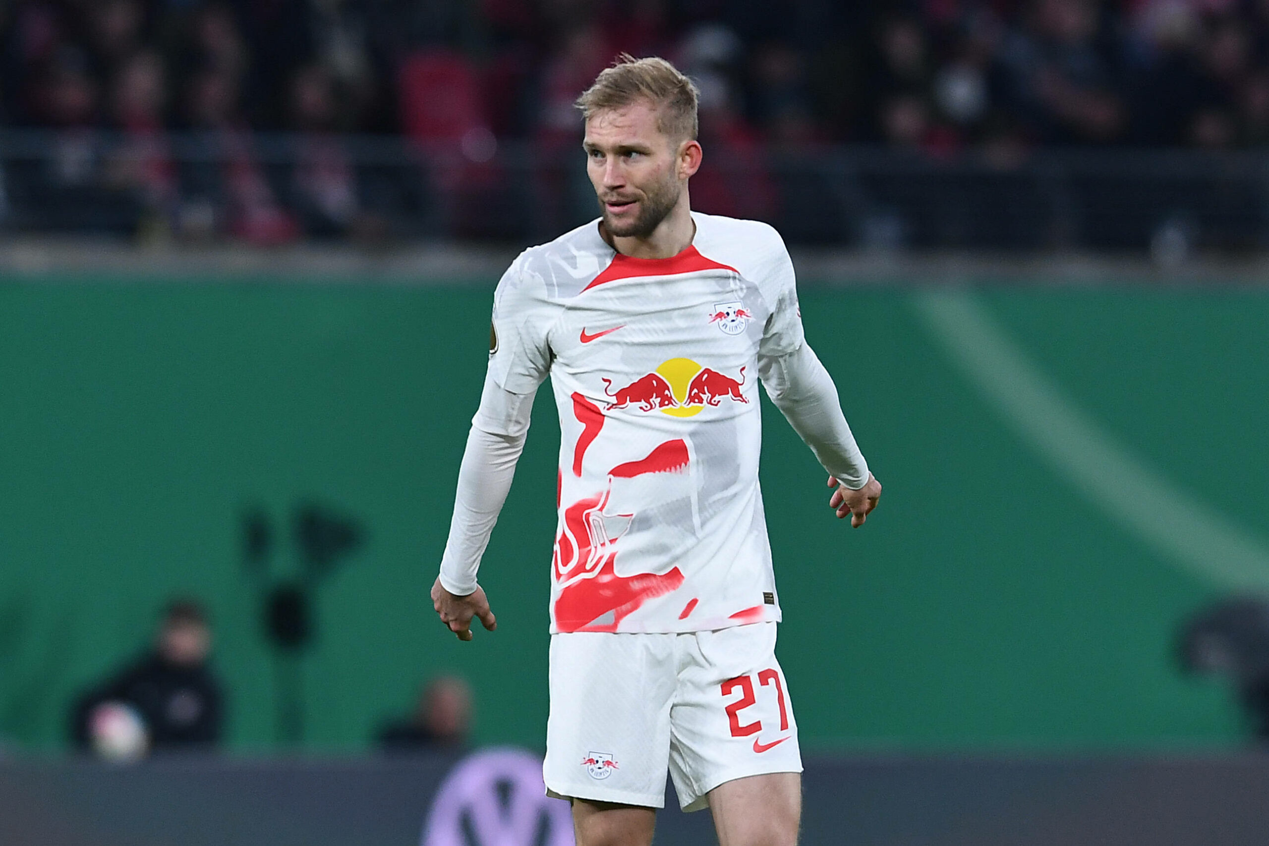 Konrad Laimer im Trikot von RB Leipzig
