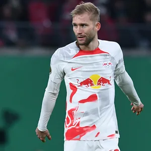Konrad Laimer im Trikot von RB Leipzig
