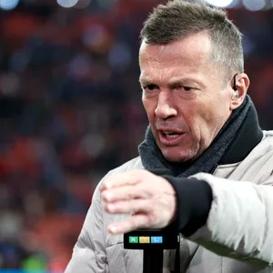 Lothar Matthäus am Mikrofon