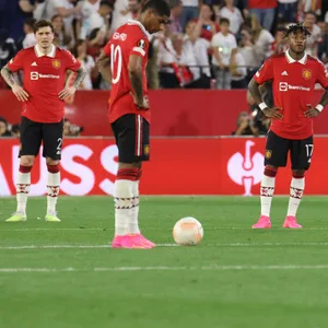 Victor Lindelöf, Marcus Rashford, Fred und Luke Shaw niedergeschlagen