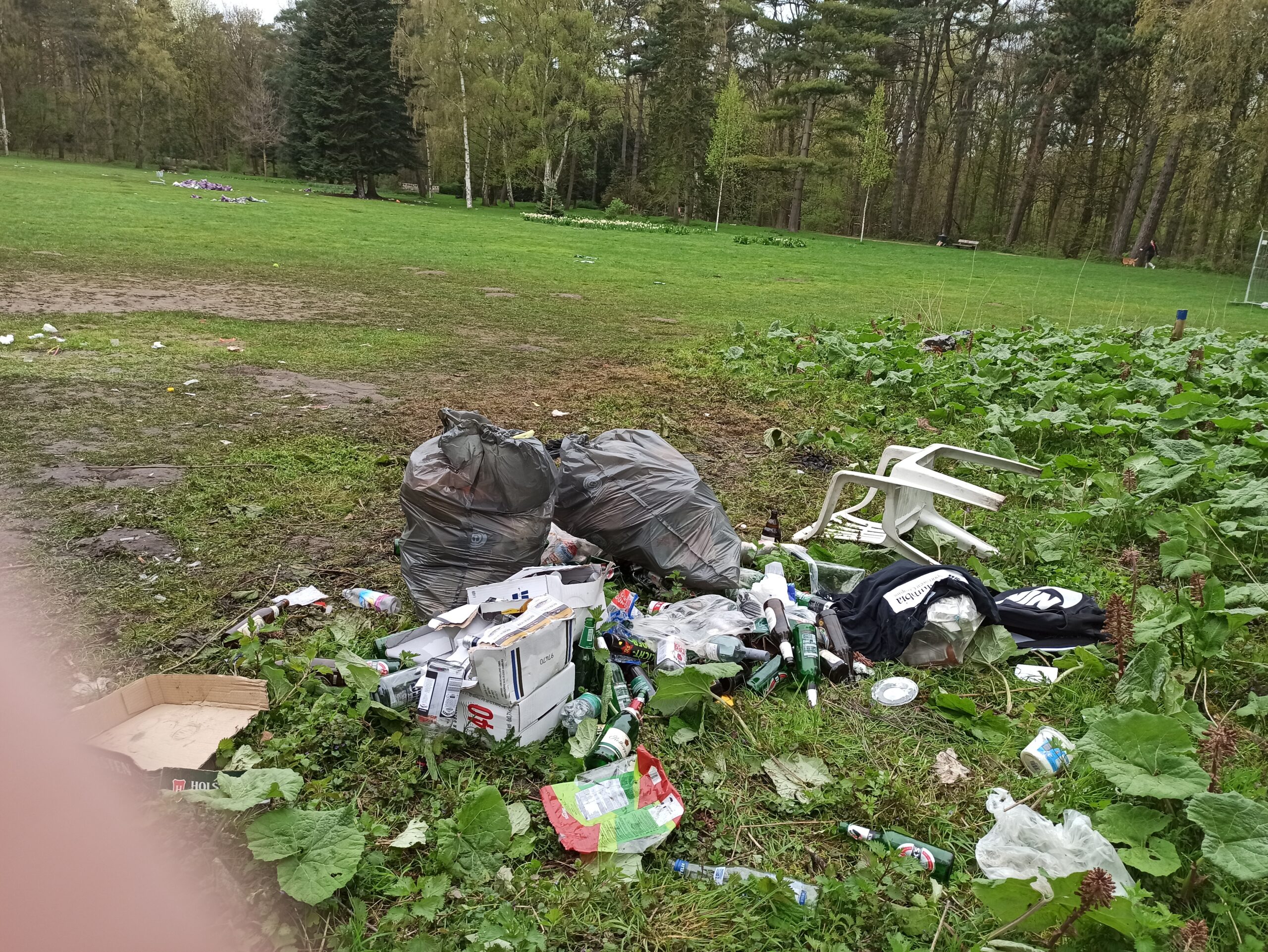 Stadtpark Müll Hamburg