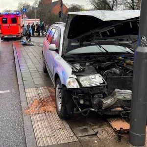 Schwerer Unfall auf der Schäferkampsallee