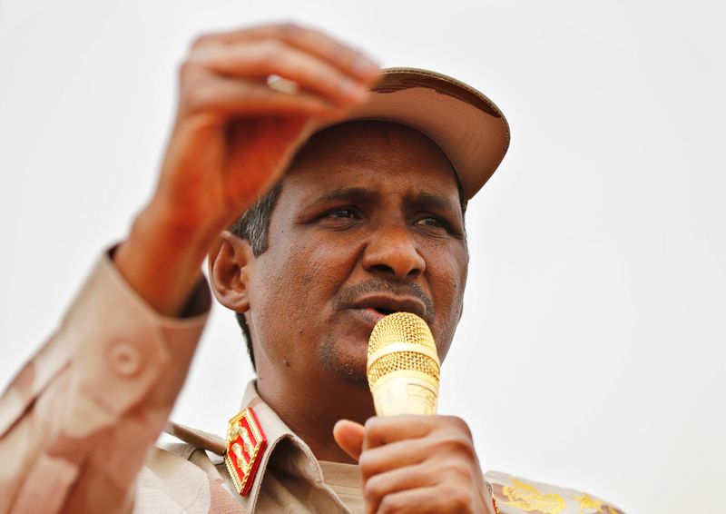 Mohammed Hamdan Daglo, Anführer der mächtigen Rapid Support Forces (RSF) des Sudan.