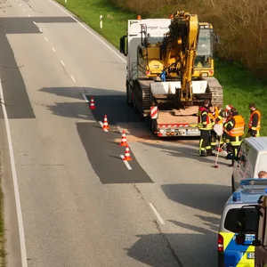 Der Lkw samt Fracht war 61 Zentimeter zu hoch.