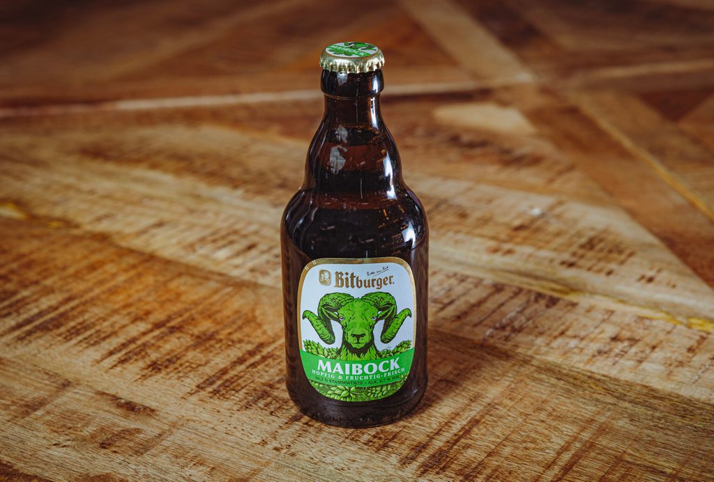 Bitburger Maibock: „Die Brauer haben da mal richtig was gewagt – und es hat sich gelohnt“, so Temme.